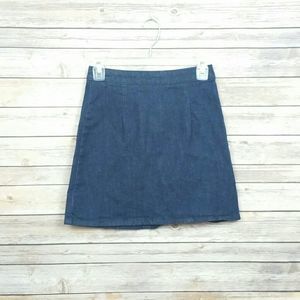 ASOS Denim A Line Skirt Size 4 US